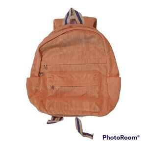 NWT Wild Fable Peach Corduroy Backpack With Beverage Pockets And 2 Small Pockets